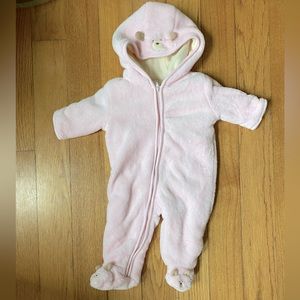 Baby fleece bunting, 0-3m